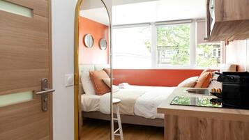 Bügeleisen/Bügelbrett, kostenloses WLAN, Bettwäsche