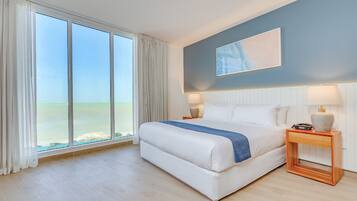 Premium bedding, down duvets, pillow-top beds, in-room safe