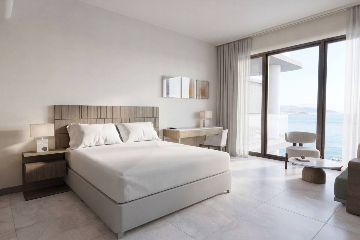 Signature Room, 1 King Bed, Sea View | View from room