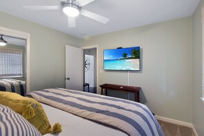 3 soverom, strykejern/-brett, wi-fi (inkludert) og sengetøy