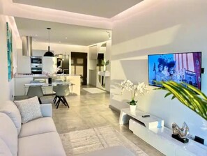 Living area - Ultra luxurious 1 bedroom Hotel Apartment @Le'Mac
(Nairobi)