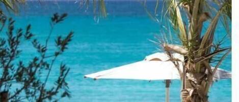 Sun loungers, beach towels