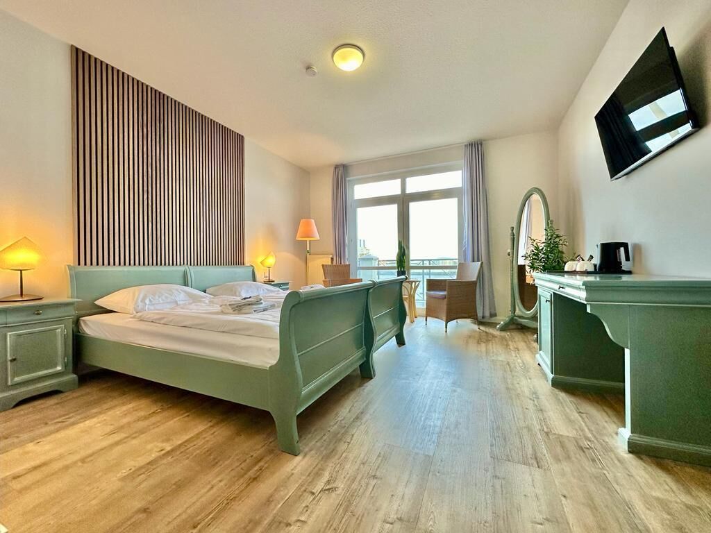 Comfort-Doppel- oder -Zweibettzimmer, 2 Einzelbetten, Balkon, Flussblick | Ausblick vom Zimmer