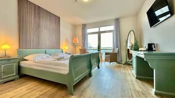 Comfort-Doppel- oder -Zweibettzimmer, 2 Einzelbetten, Balkon, Flussblick | Ausblick vom Zimmer