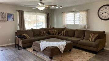 Smart TV, video games, DVD player, books