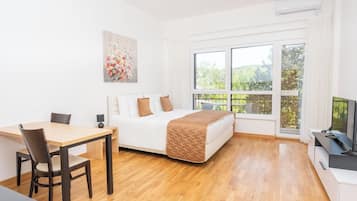 Premium studio | 1 slaapkamer, een kluis op de kamer, geluiddichte muren, beddengoed