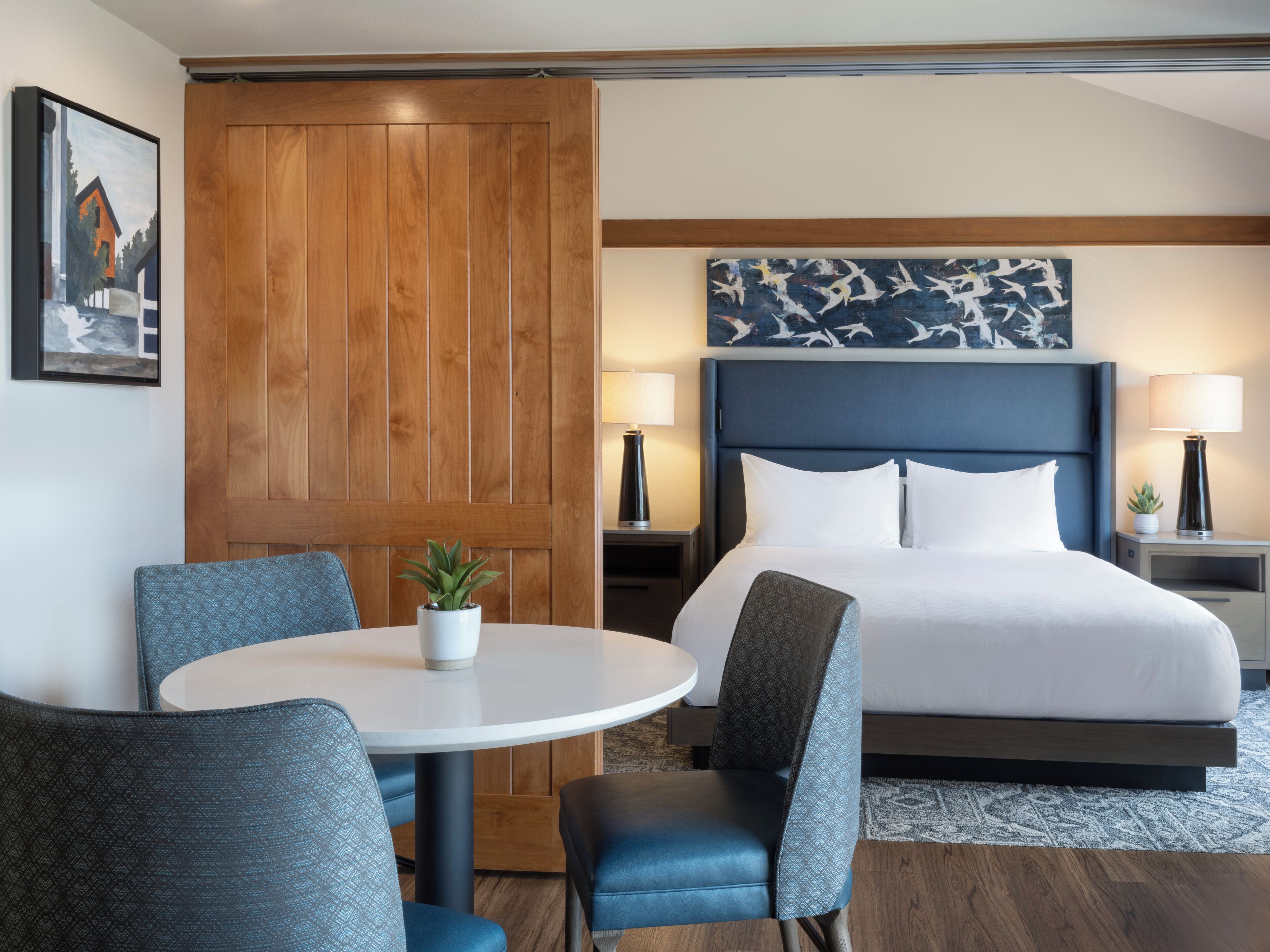 Premium bedding, pillowtop beds, in-room safe, desk