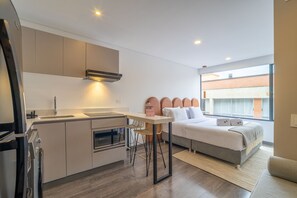 Apartemen | 1 kamar tidur, Wi-Fi gratis, dan seprai linen