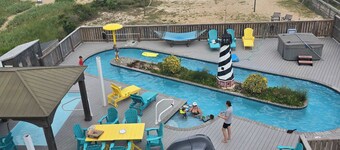 Rio Rodanthe | Oceanfront 8BR with Private Lazy River | Outer Banks, NC