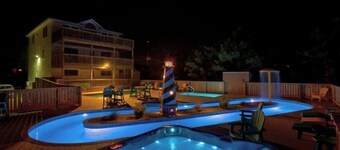 Rio Rodanthe  Lazy River   Kiddie Pool Oceanfront Elevator  **FREE TRAVEL INSURA