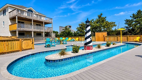 Rio Rodanthe | Oceanfront 8BR with Private Lazy River | Outer Banks, NC