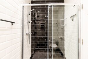 Shower, hair dryer