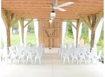 Espace banquet en plein air