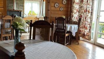 25-inch flat-screen TV with cable channels