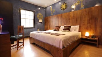 Habitación Doble con Jacuzzi | 1 dormitorio, decoración individual, escritorio y wifi gratis