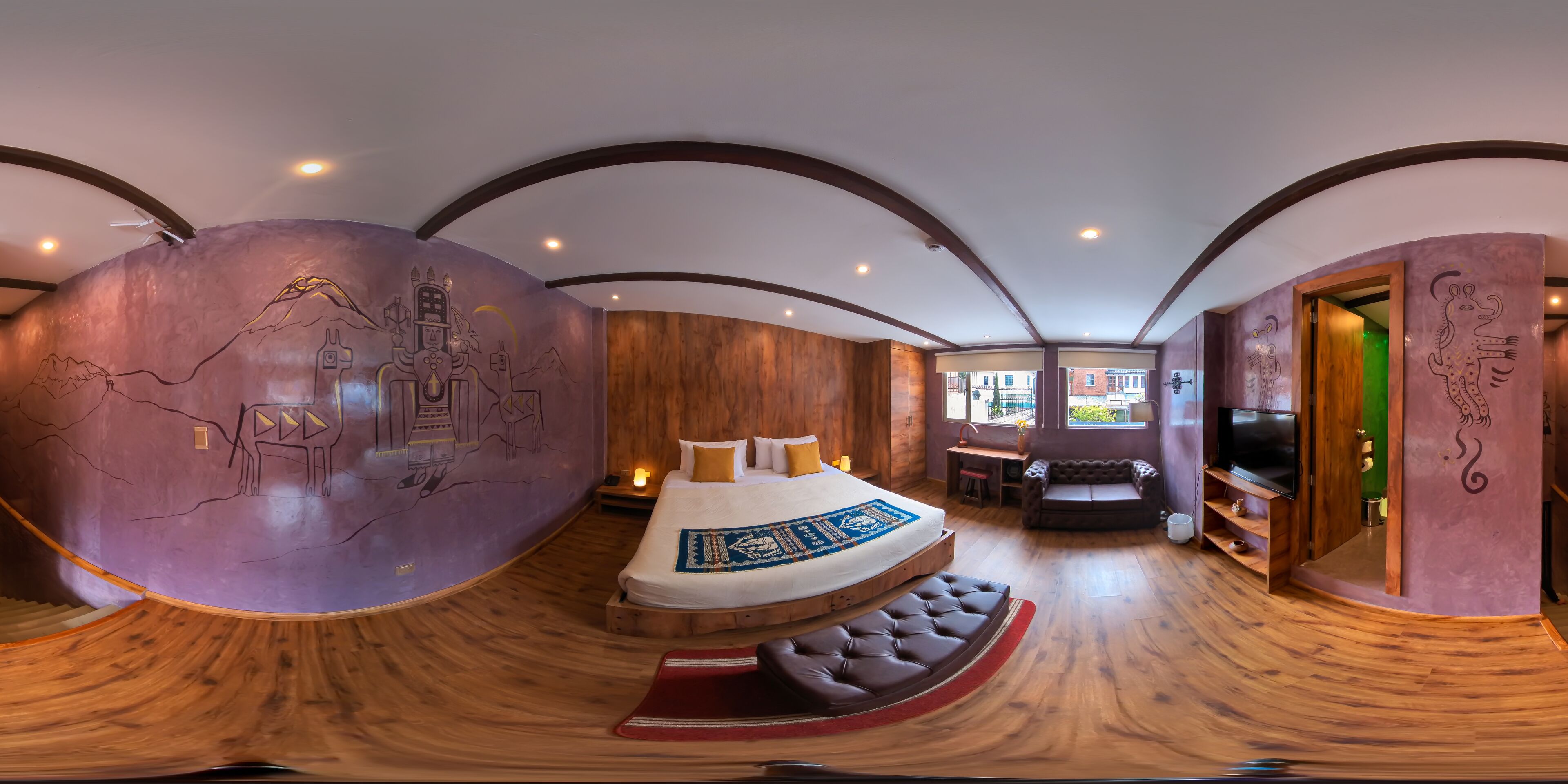 بديكورات فريدة لكل غرفة ومكتب وواي فاي مجانًا وملاءات أسرّة