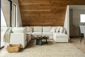 Smart TV, fireplace, video games, ping pong