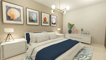Deluxe Apartment, 1 Bedroom | 2 bedrooms, in-room safe, blackout drapes, soundproofing