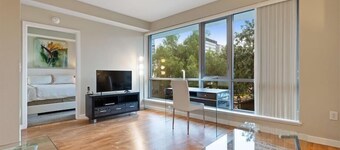 Modern 1BR near SJSU | Kitchen | Work Desk + WiFi