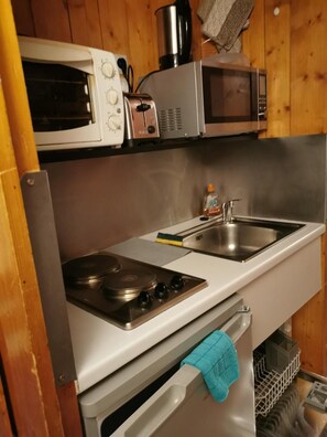 Kühlschrank, Mikrowelle, Geschirrspüler