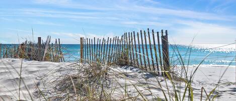 Accommodatie ligt op het strand