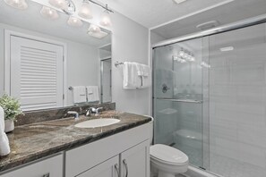 Hair dryer, towels