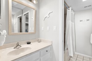 Hair dryer, towels