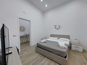 1 bedroom, travel crib, WiFi, bed sheets