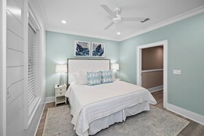 4 bedrooms, iron/ironing board, travel crib, WiFi