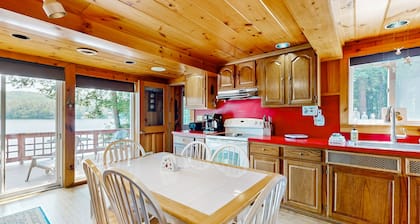 Waterfront home with firepit, grill, & scenic deck - near outdoor recreation