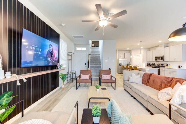 Smart TV, video games, ping pong