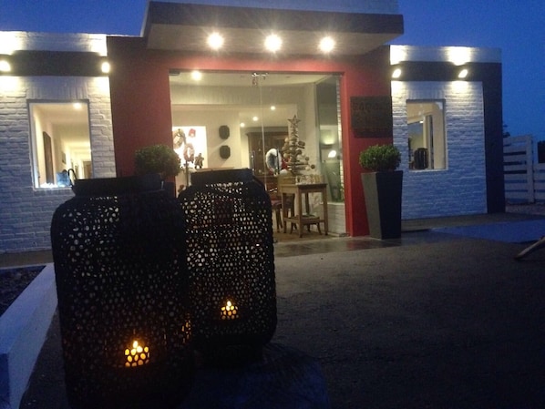 Fassade der Unterkunft