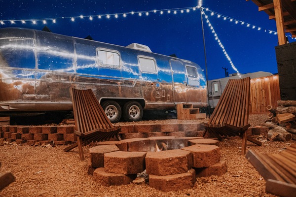 Enjoy a campfire under the stars