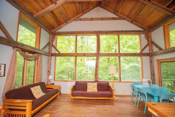 Fireplace - Tadpole ~ From Furniture Maker to Cozy-Hide-Away (Stanton)