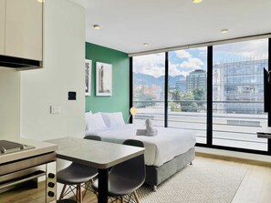 Appartement (602) | 1 chambre, literie de qualité supérieure, fer et planche à repasser