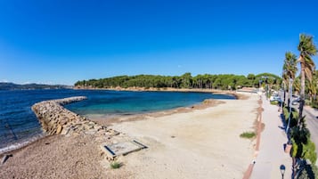 Vlak bij het strand