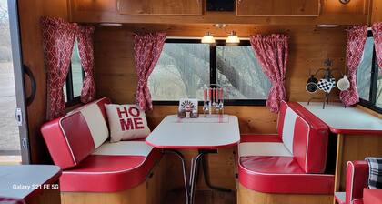 New Vintage Trailer on 40 acre horse ranch close to wineries and fun outings.