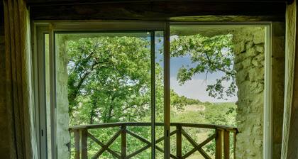 Charming Cottage in Fargues (Prayssac/Montcuq) — Private Pool & Spa, Vineyard View