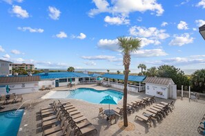 Piscina externa, piscina aquecida