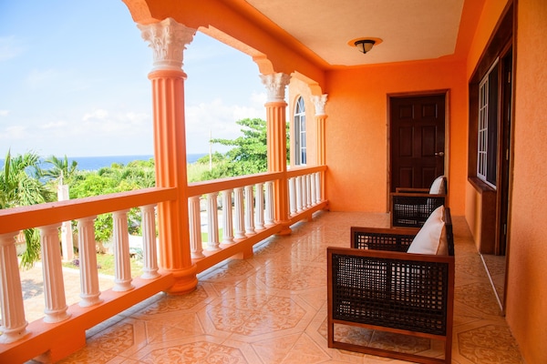 Patio off living room and front bedrooms