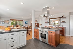Fridge, microwave, oven, stovetop - Mesa Home with Stunning Views and Exceptional Outdoor Amenities Including Hot Tub! (Santa Barbara)
