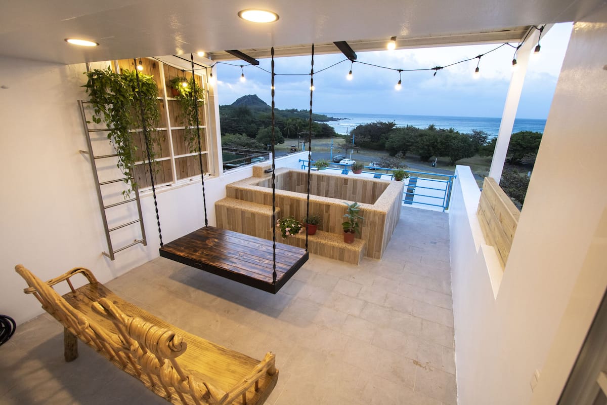 Casa conforto, 5 quartos, sacada, vista para o oceano | Terraço/pátio
