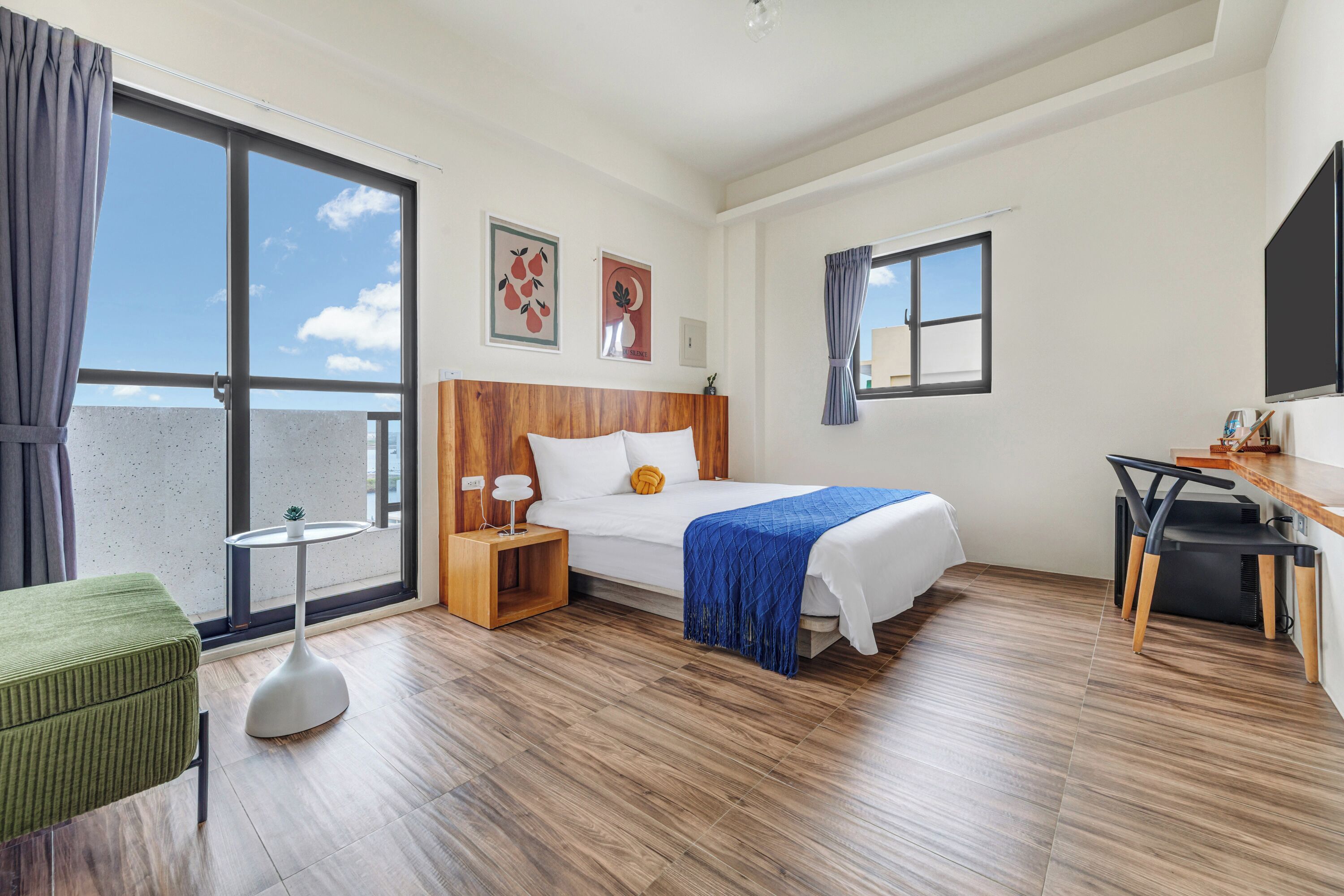 Superior Double Room with Sea View and Balcony | Desk, soundproofing, free WiFi