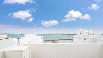 Deluxe-Doppelzimmer, Balkon, Meerblick | Balkon