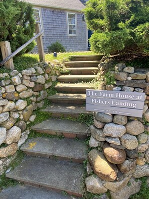 Property grounds - The Nantucket Farmhouse.  Private, completely renovated, 10 minutes to the beach (Nantucket)