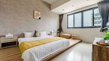 Habitación doble | Escritorio, wifi gratis y ropa de cama