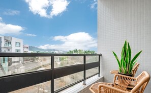 Habitació doble Deluxe, balcó, vistes a la muntanya | Balcó