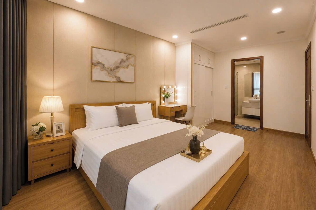 Deluxe Apartment, 2 Bedrooms | Egyptian cotton sheets, premium bedding, down duvets, pillow-top beds