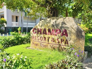 Front of property - Champa Resort (Phan Thiet)