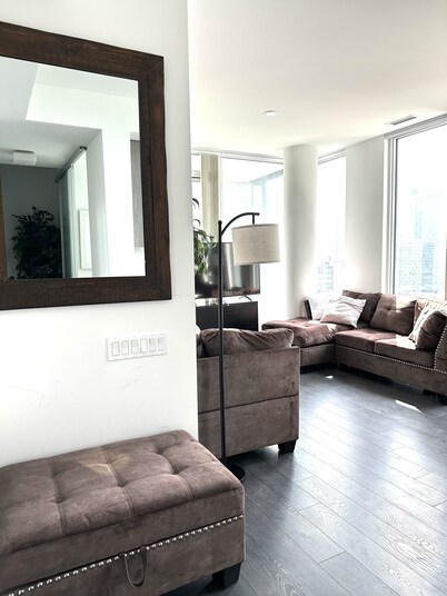 Two bedroom condo with a sky view! Best location downtown.